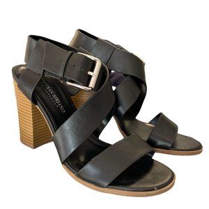 Christian Siriano Black Heel Shoes Sandals